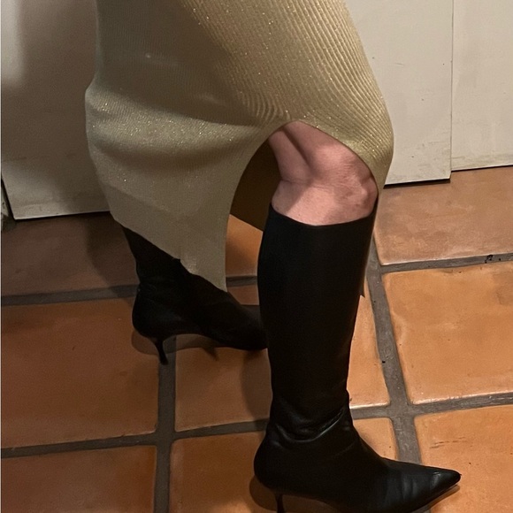 Gucci Black Heeled Boots for Women - Picture 3 of 16